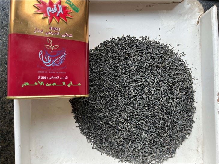 أفضل جودة Chunmee China Green Tea 41022AAAAAA للسوق الجزائري حسب المذاق القوي