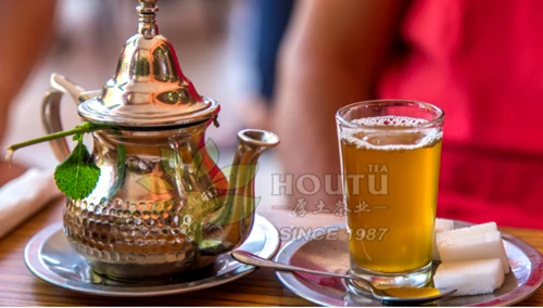 OME sinia brand gunpowder tea and chunmee tea